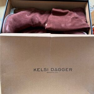 Kelsi Dagger Women's Heeled Boots - Rich Burgundy